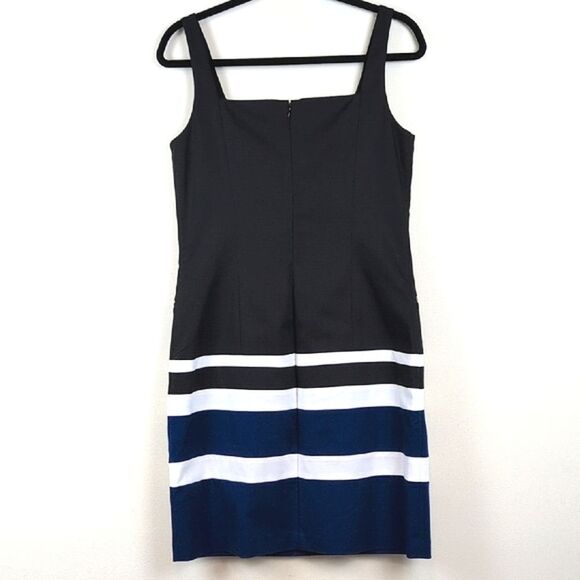 Lauren Ralph Lauren Sleeveless Black Sheath Mini Dress Size 10 - Picture 8 of 9